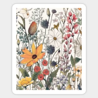 Wildflowers - Botanical Bliss 01 Sticker